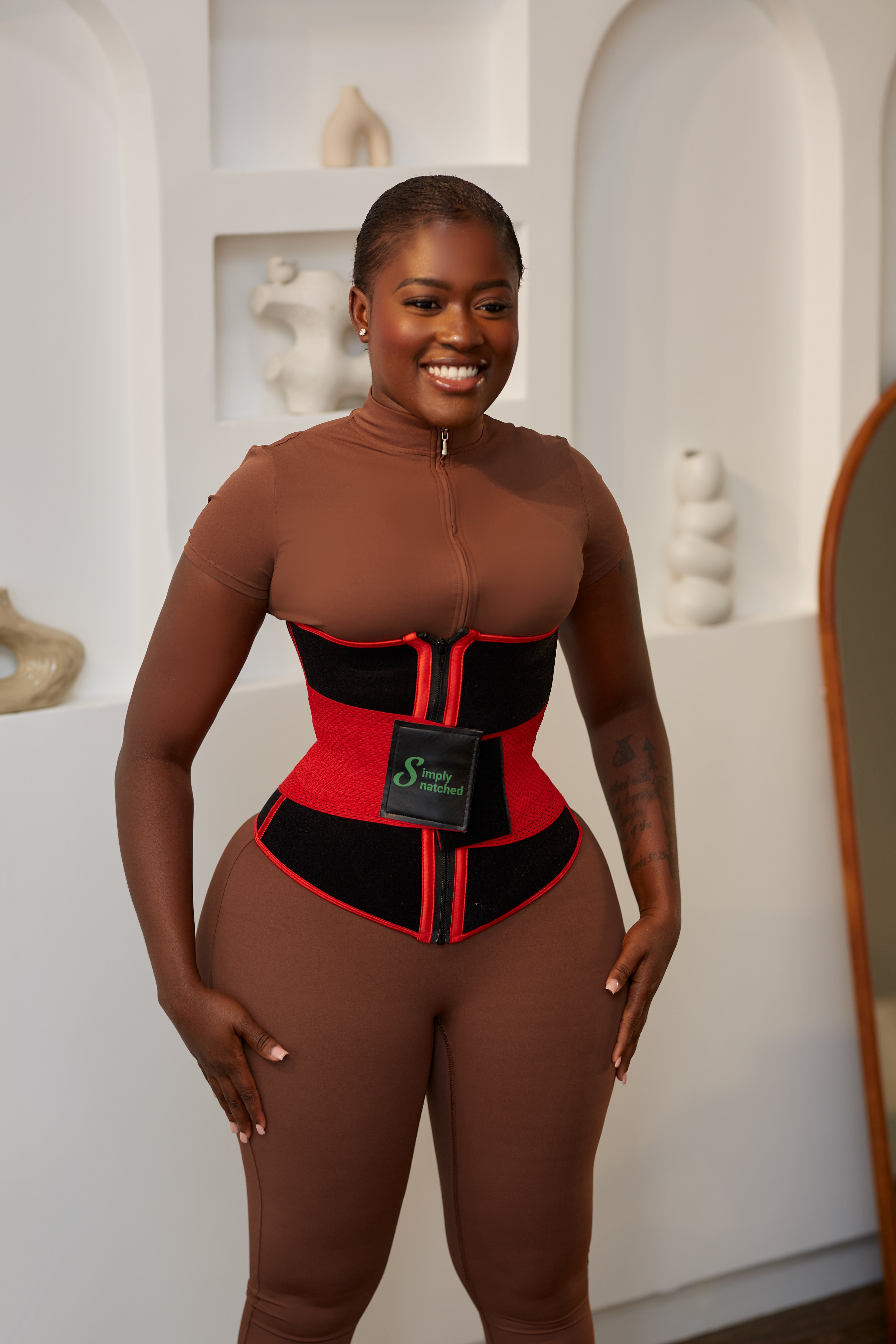 Red & black waist trainer (Copy)
